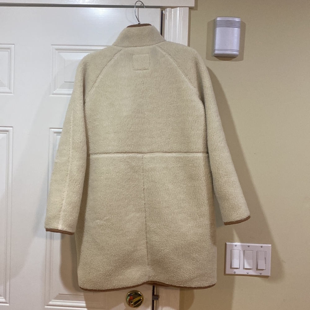 New Madewell Sherpa Estate Cocoon coat jacket - Picture 8 of 11